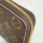 Louis Vuitton Wallet Monogram Portefeuille Clemence Brown Hot Pink — view 5