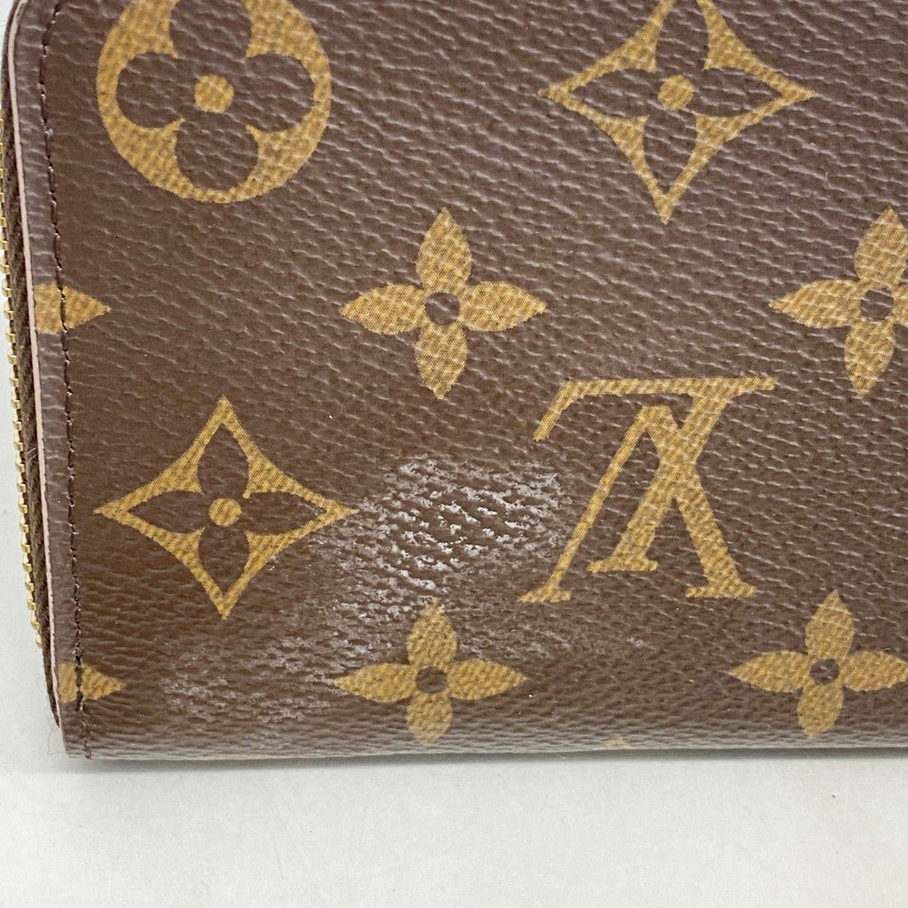 Louis Vuitton Wallet Monogram Portefeuille Clemence Brown Hot Pink — view 6