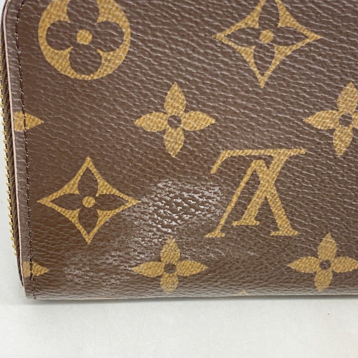 Louis Vuitton Wallet Monogram Portefeuille Clemence Brown Hot Pink — view 6