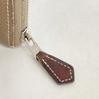 Hermes Wallet Azap Long Silk in Veau Etoupe Silver — view 7