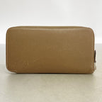 Hermes Wallet Azap Long Silk in Veau Etoupe Silver — view 8