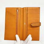 Hermes Wallet Bearn Veau Epsom Orange Silver — view 3