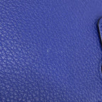 Hermes Wallet Dogon GM Togo Blue Electric Silver — view 6