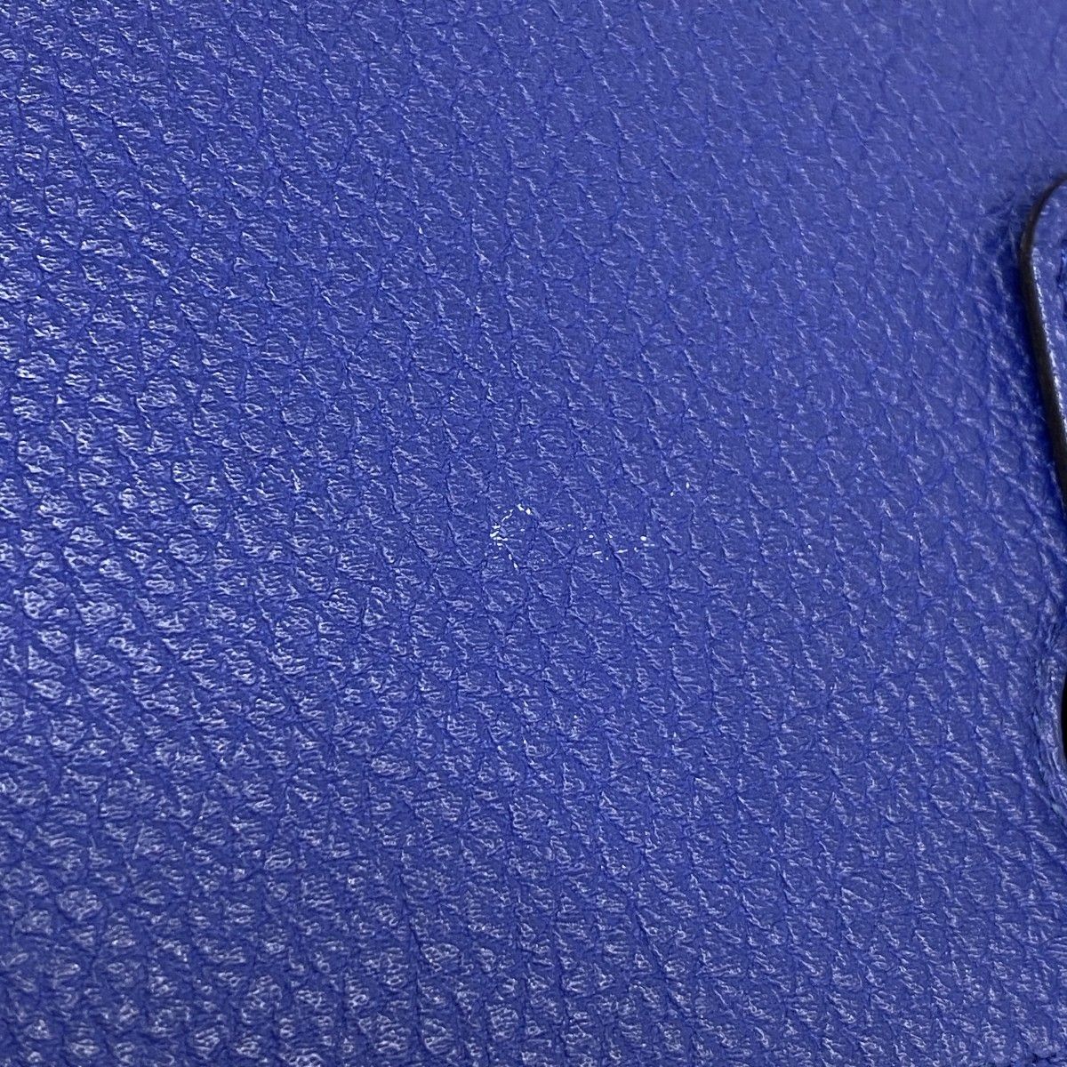 Hermes Wallet Dogon GM Togo Blue Electric Silver — view 6