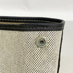 Hermes Tote Garden Party TPM Toile Ash Black Silver — view 8