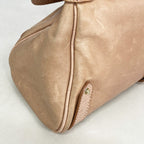 Fendi Handbag Leather Pink Champagne Gold — view 7
