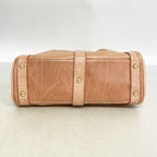 Fendi Handbag Leather Pink Champagne Gold — view 3