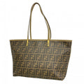 Fendi Tote Zucca Brown Gold
