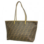 Fendi Tote Zucca Brown Gold