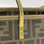 Fendi Tote Zucca Brown Gold — view 8