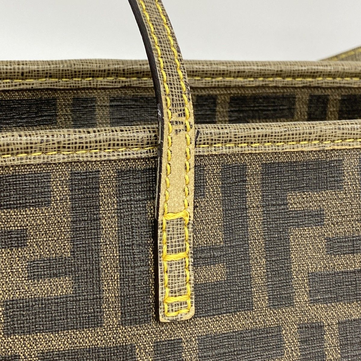 Fendi Tote Zucca Brown Gold — view 8