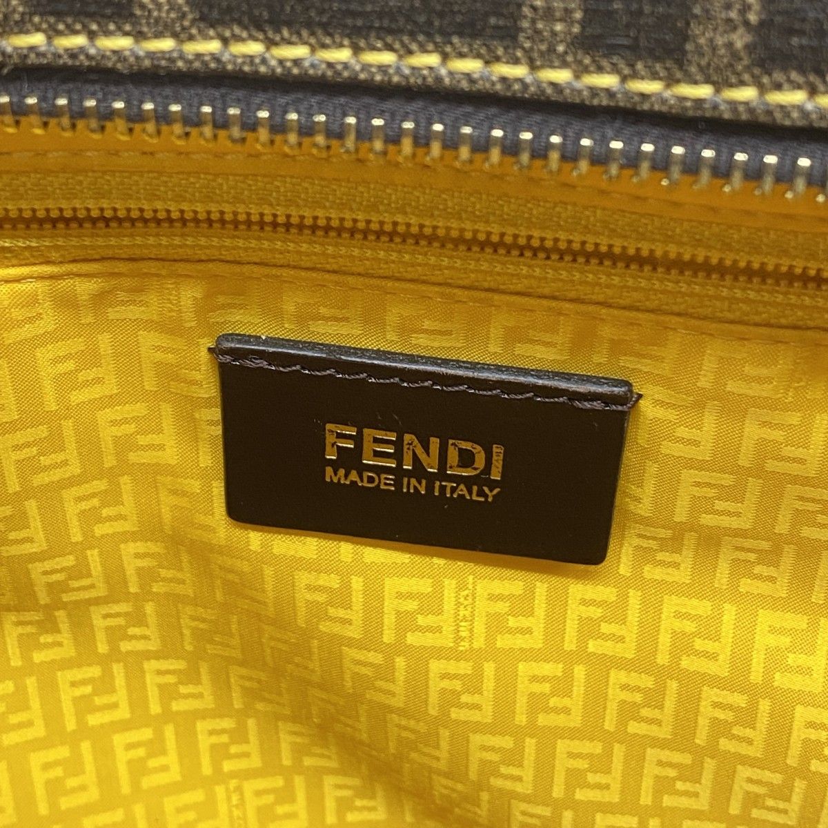 Fendi Tote Zucca Brown Gold — view 5