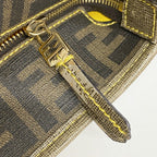 Fendi Tote Zucca Brown Gold — view 9