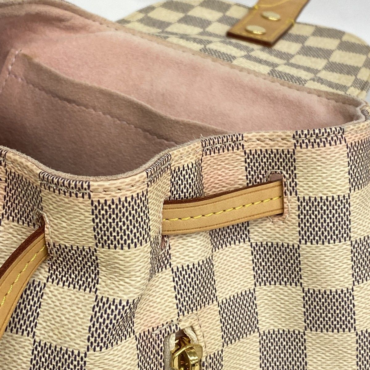 Louis Vuitton Backpack Damier Azur Sperone BB White — view 7