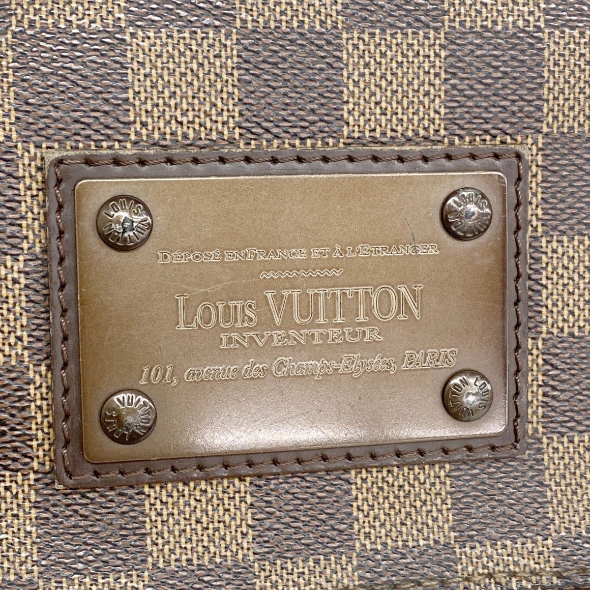 Louis Vuitton Shoulder Bag Damier Brooklyn PM Ebene — view 9