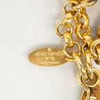 Louis Vuitton Key Holder Charm Fleur de Monogram Gold Black Beige — view 3