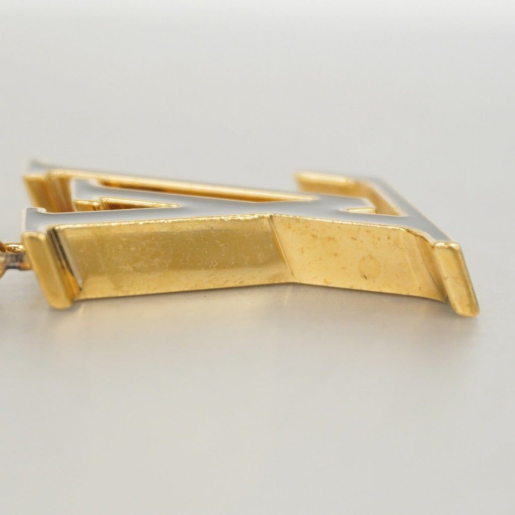 Louis Vuitton Key Holder Charm Fleur de Monogram Gold Black Beige — view 5