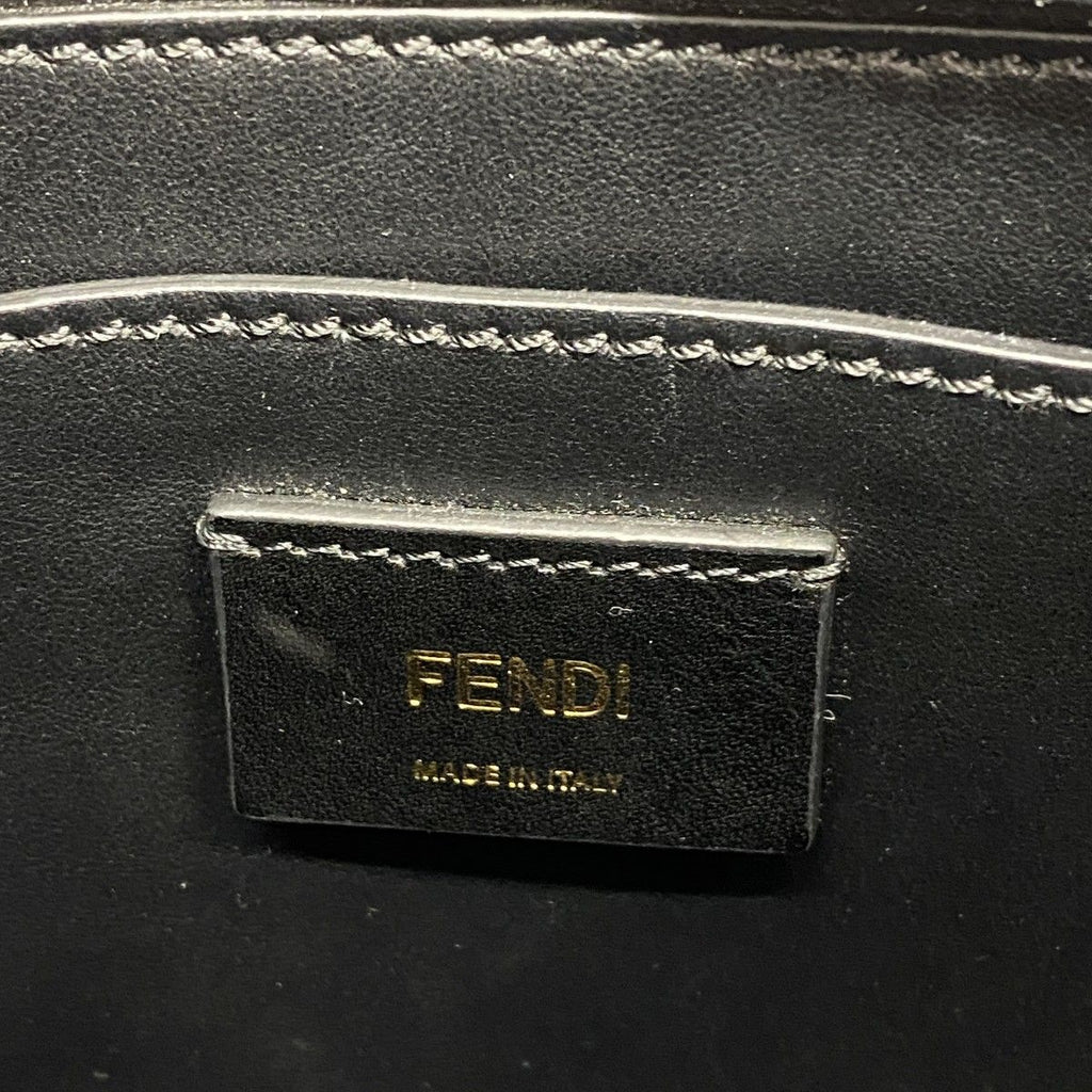 Fendi Handbag Shopping Bag Leather Yellow Gold 2-Way — view 5