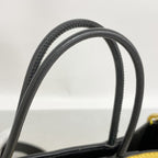 Fendi Handbag Shopping Bag Leather Yellow Gold 2-Way — view 8