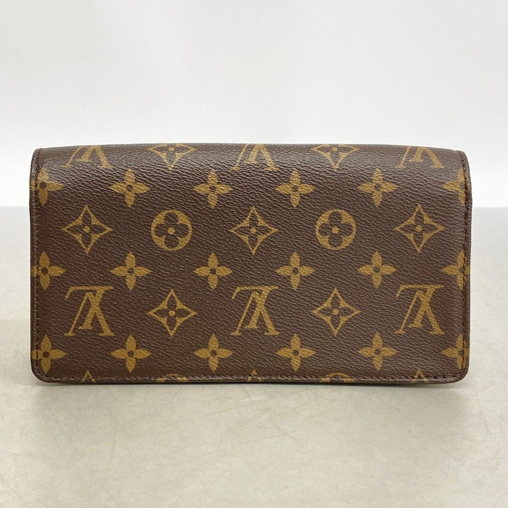 Louis Vuitton Shoulder Bag Monogram Wallet on Chain Lily Brown — view 9