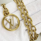 Louis Vuitton Shoulder Bag Monogram Wallet on Chain Lily Brown — view 8