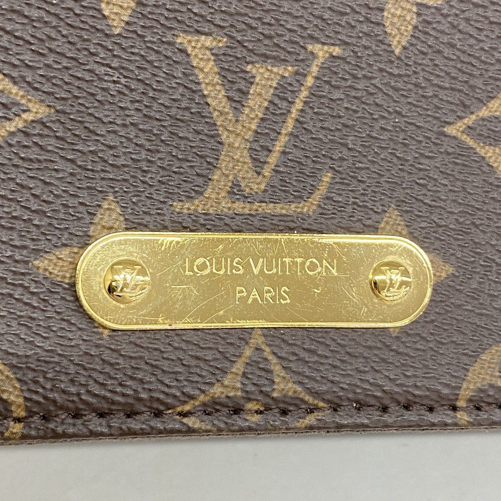 Louis Vuitton Shoulder Bag Monogram Wallet on Chain Lily Brown — view 7