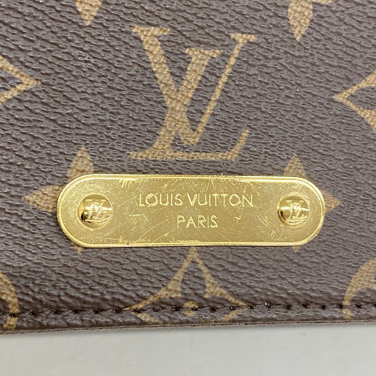 Louis Vuitton Shoulder Bag Monogram Wallet on Chain Lily Brown — view 7