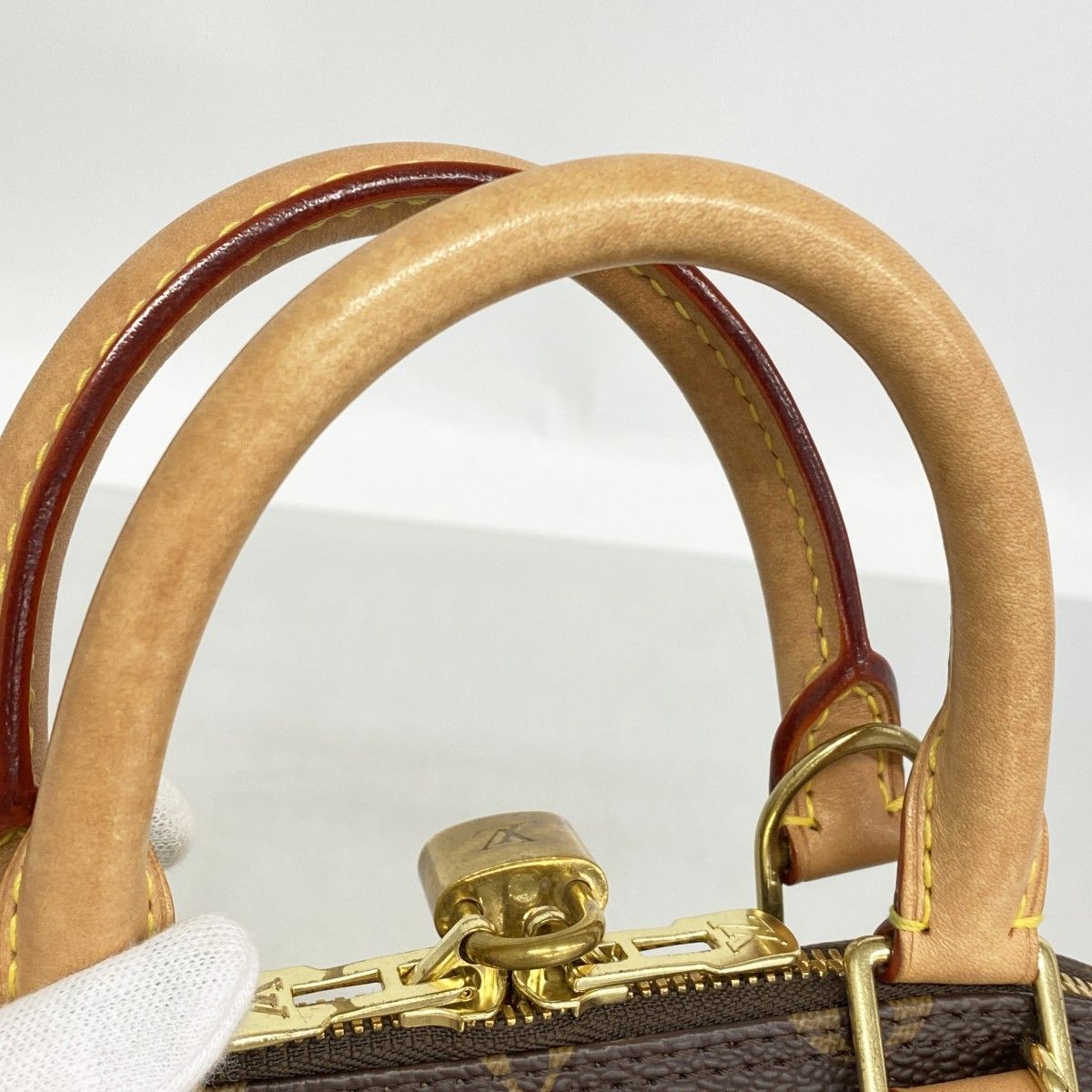 Louis Vuitton Handbag Monogram Alma BB Brown Multicolor 2-Way Bag Yayoi Kusama — view 8