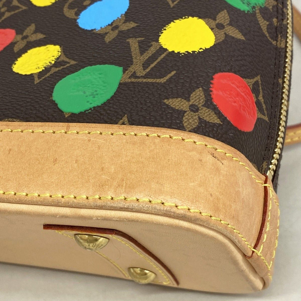 Louis Vuitton Handbag Monogram Alma BB Brown Multicolor 2-Way Bag Yayoi Kusama — view 6