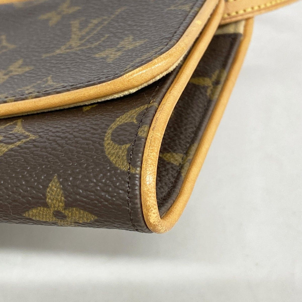 Louis Vuitton Shoulder Bag Monogram Pochette Twin GM Brown — view 8