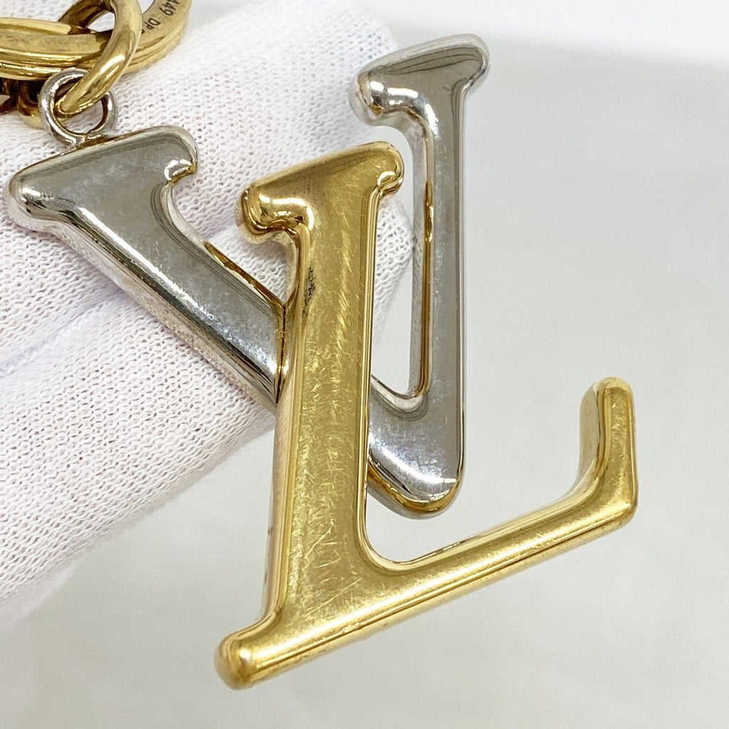 Louis Vuitton Key Holder Charm Porte Cles LV New Wave Gold Silver Pink — view 4