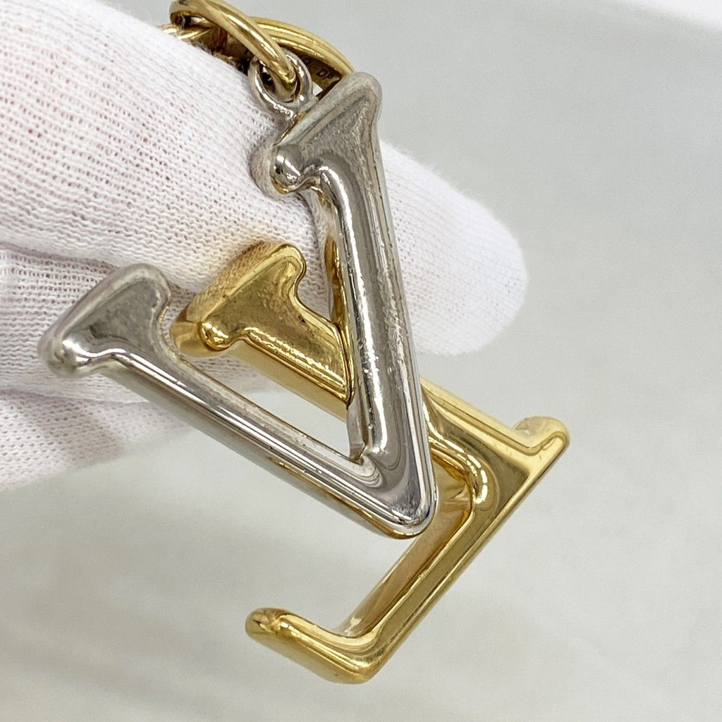 Louis Vuitton Key Holder Charm Porte Cles LV New Wave Gold Silver Pink — view 5