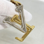Louis Vuitton Key Holder Charm Porte Cles LV New Wave Gold Silver Pink — view 5