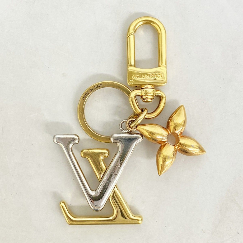 Louis Vuitton Key Holder Charm Porte Cles LV New Wave Gold Silver Pink — view 6