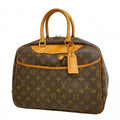 Louis Vuitton Handbag Monogram Deauville Brown