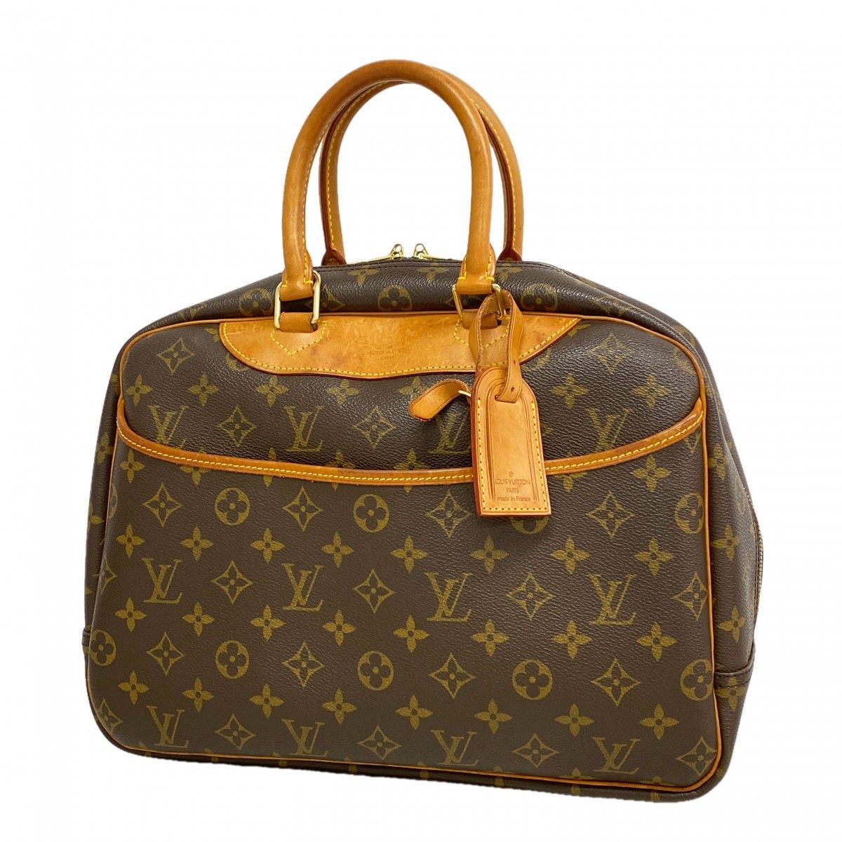 Louis Vuitton Handbag Monogram Deauville Brown
