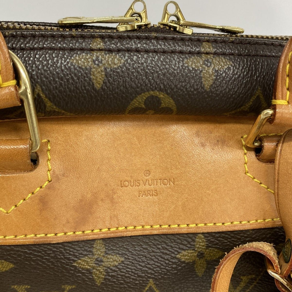 Louis Vuitton Handbag Monogram Deauville Brown — view 8