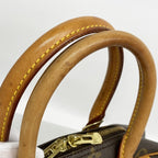 Louis Vuitton Handbag Monogram Deauville Brown — view 9