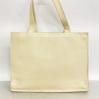 Chanel Tote Caviar Leather White Gold — view 9