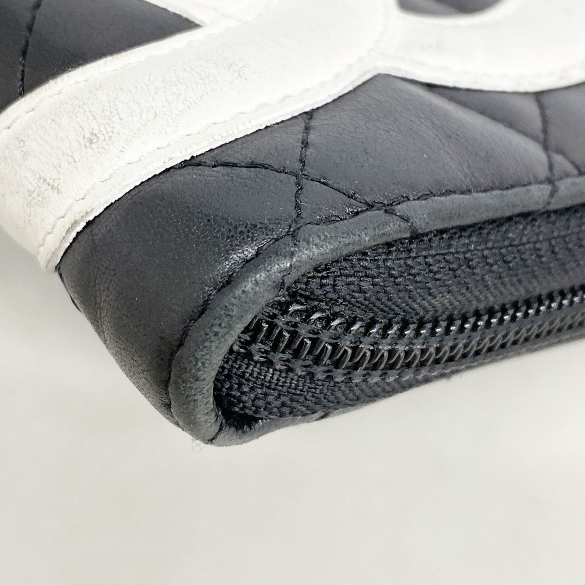 Chanel Wallet Cambon Lambskin Black Silver — view 6
