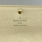 Louis Vuitton Wallet Damier Azur Portefeuille Sarah White — view 4