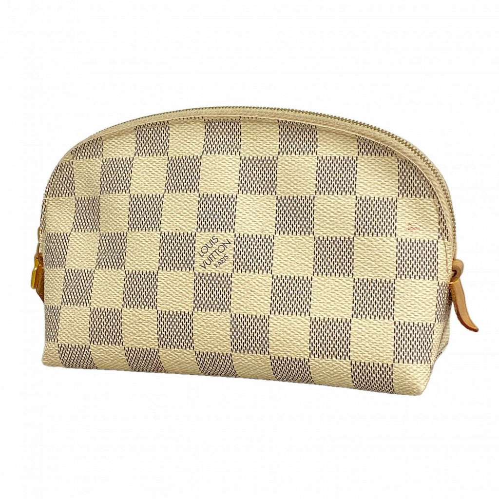 Louis Vuitton Pouch Damier Azur Pochette Cosmetic PM White