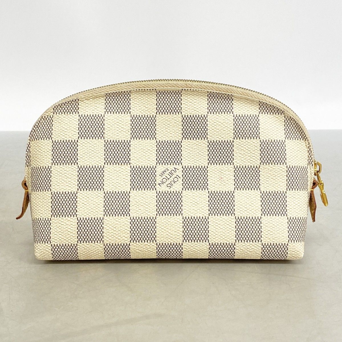 Louis Vuitton Pouch Damier Azur Pochette Cosmetic PM White — view 9