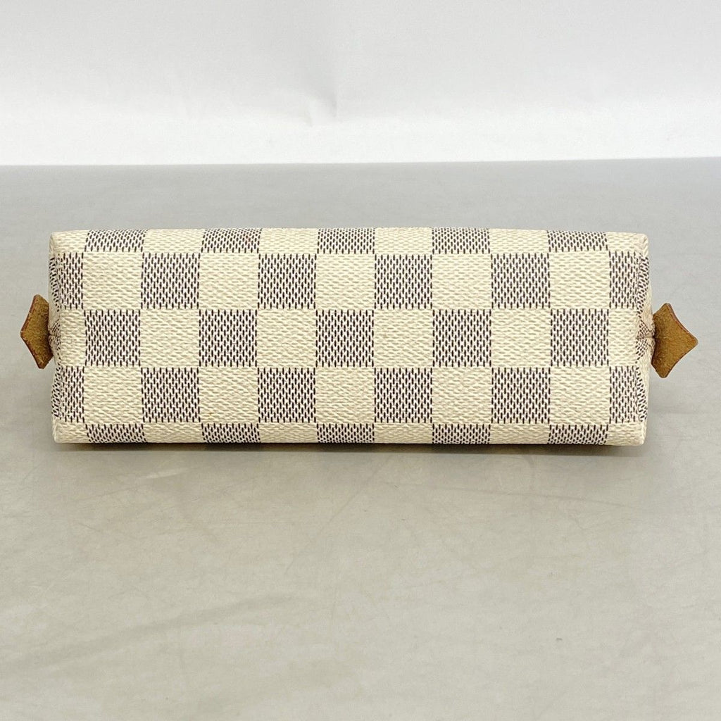 Louis Vuitton Pouch Damier Azur Pochette Cosmetic PM White — view 3