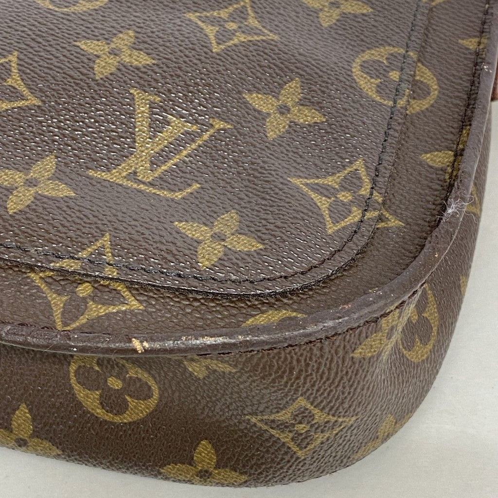 Louis Vuitton Shoulder Bag Monogram Mini Saint Cloud Brown — view 6