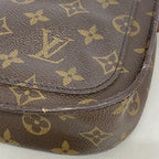 Louis Vuitton Shoulder Bag Monogram Mini Saint Cloud Brown — view 6