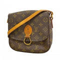 Louis Vuitton Shoulder Bag Monogram Mini Saint Cloud Brown