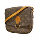 Louis Vuitton Shoulder Bag Monogram Mini Saint Cloud Brown