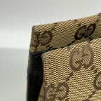 Gucci Tote GG Canvas Bamboo 002 Beige Black Silver — view 7