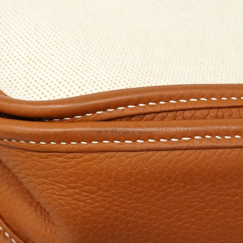 Hermes Shoulder Bag Evelyne Toilet Ash Gold Silver — view 6